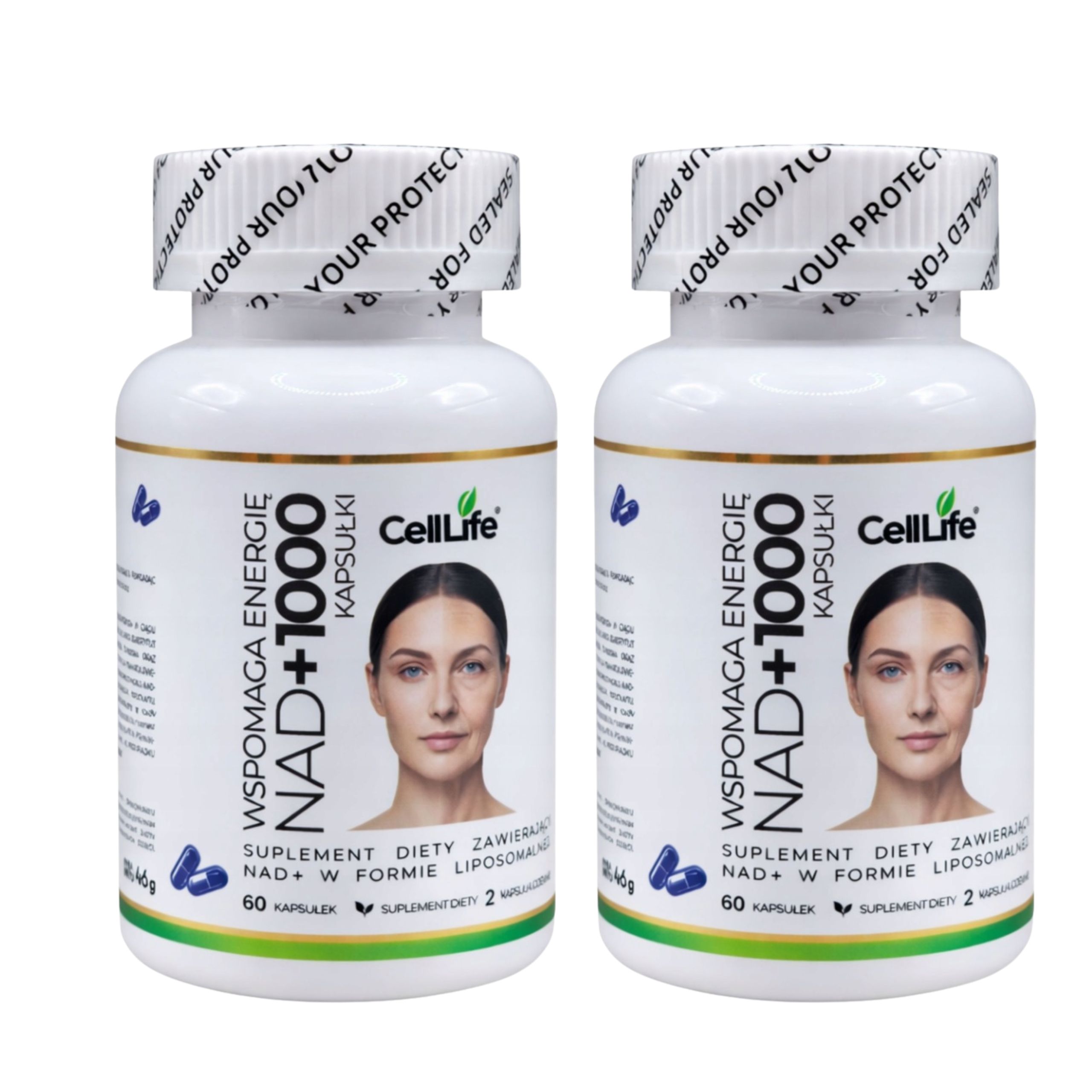 Suplement diety CELL LIFE NAD+1000 wspomaga energię 120 kapsułek