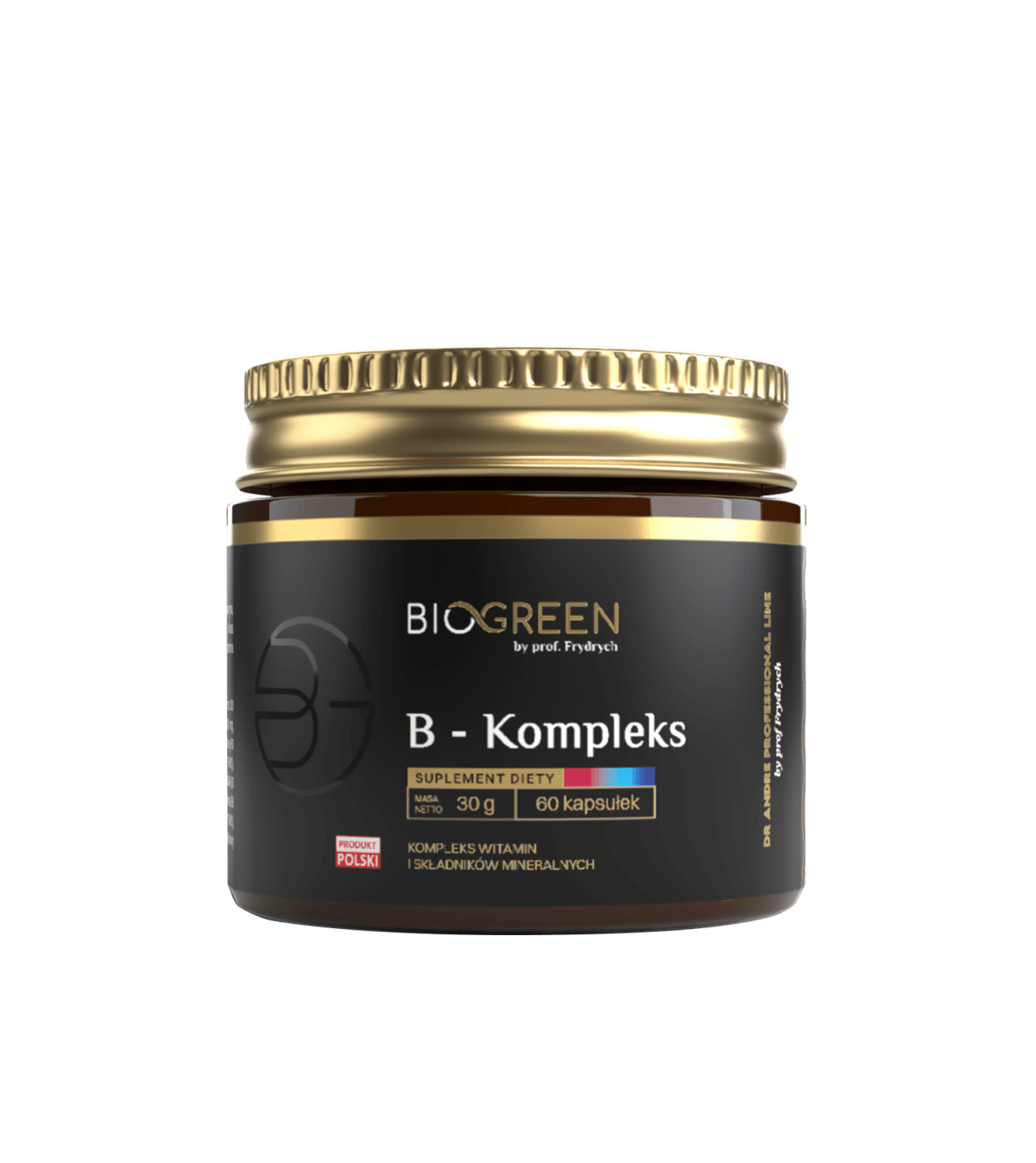 B- KOMPLEX, Kompleks Witamin z grupy B – 60 Kapsułek – 120 Dni