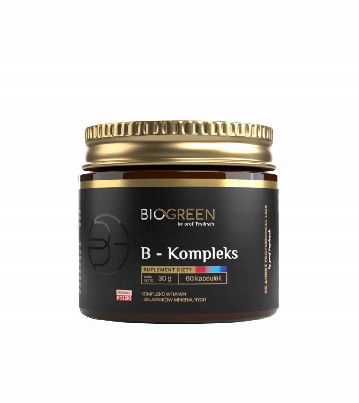 B- KOMPLEX, Kompleks Witamin z grupy B – 60 Kapsułek – 120 Dni
