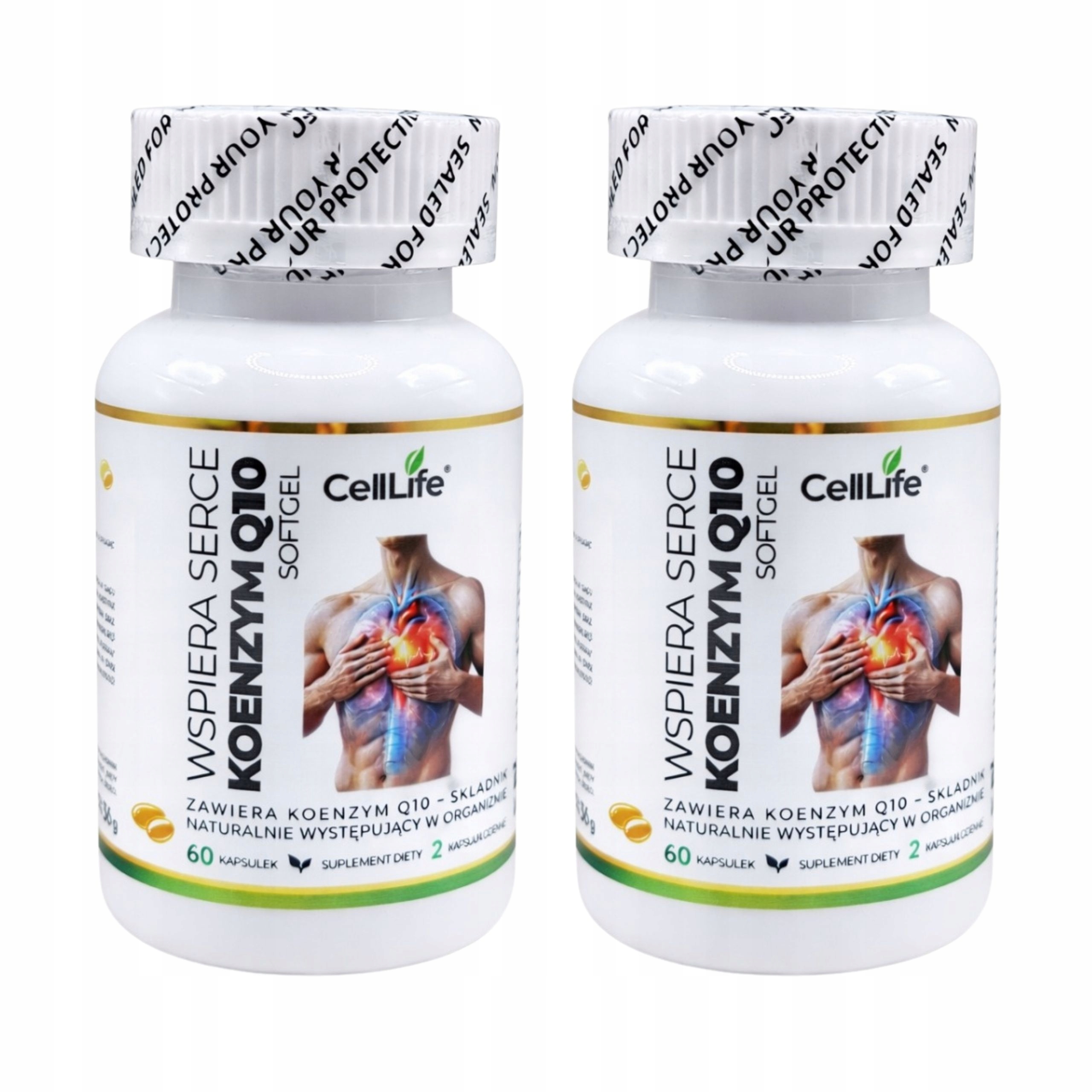 Koenzym Q10 - 400 mg 2x60szt kapsułki Cell Life