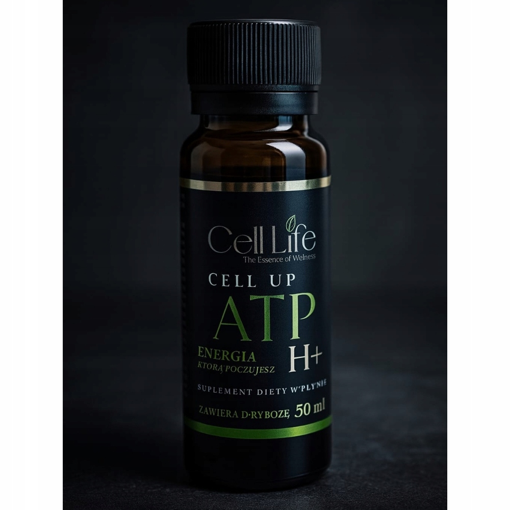 CELL UP ATP H+ Gingko biloba D-Ryboza w Płynie 3x50ml Koncentracja Energia