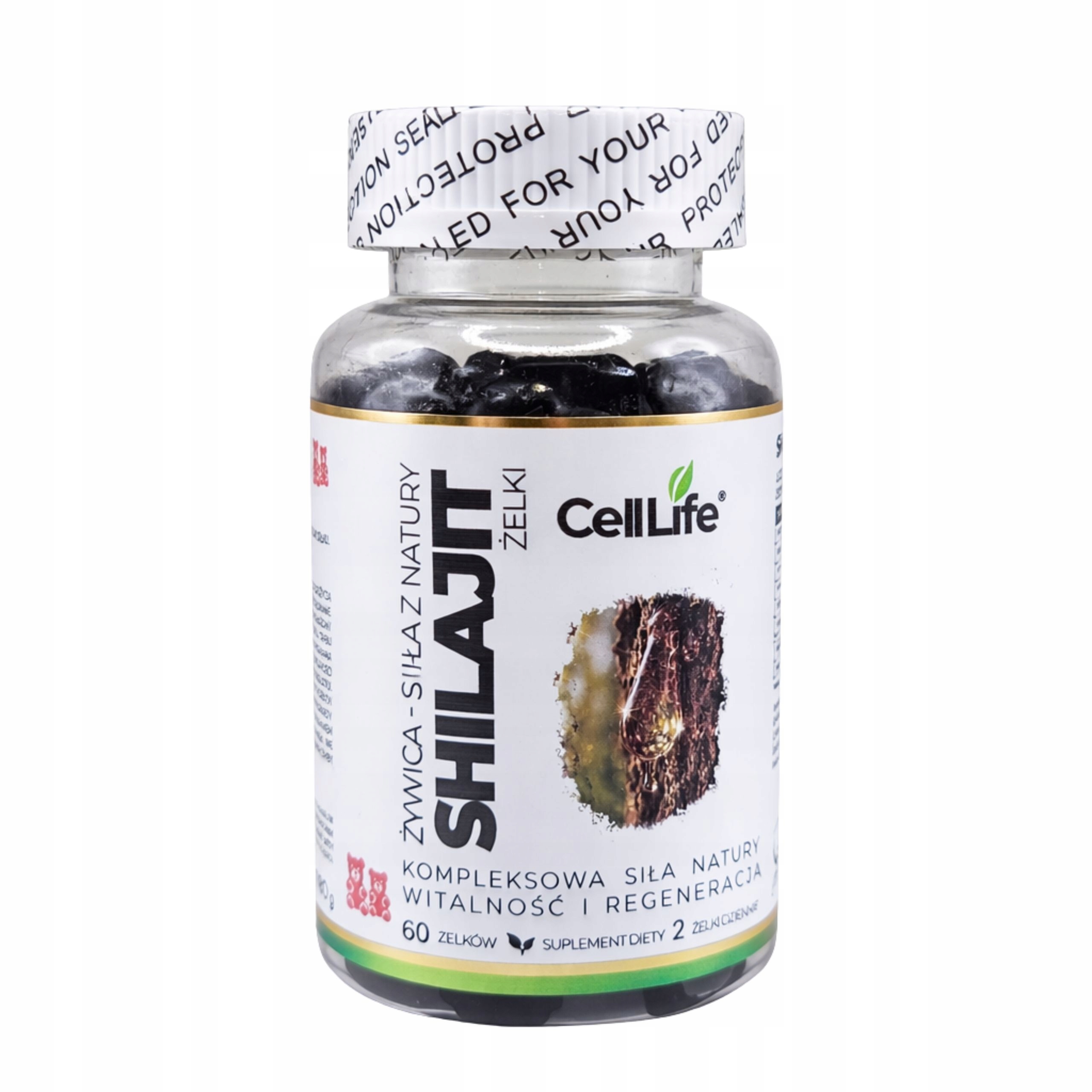 SHILAJIT Żelki z żywicy naturalnej Witalność i regeneracja organizmu 60szt