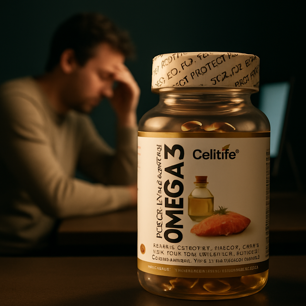 Suplement diety Cell-Life OMEGA 3, 60 kapsułek - BEZ RYBIEGO POSMAKU — kopia